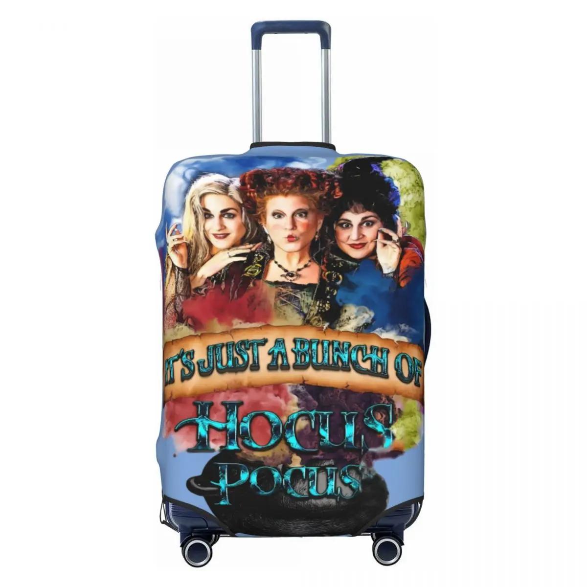 

Custom Halloween Sanderson Sisters Hocus Pocus Luggage Cover Protector Cute Halloween Travel Suitcase Covers for 18-32 Inch