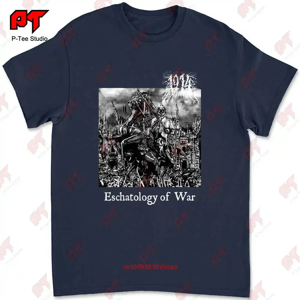 1914 Eschatology Of War Bolt Thrower Paradise Lost Benediction God Dethroned T-shirt J1XL