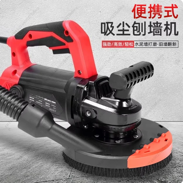 Wall Polisher Hand Held Edge Grinding Polishing Machine 2450w 105mm*3 Discs Small Portable Concrete Grinder Industrial Floor
