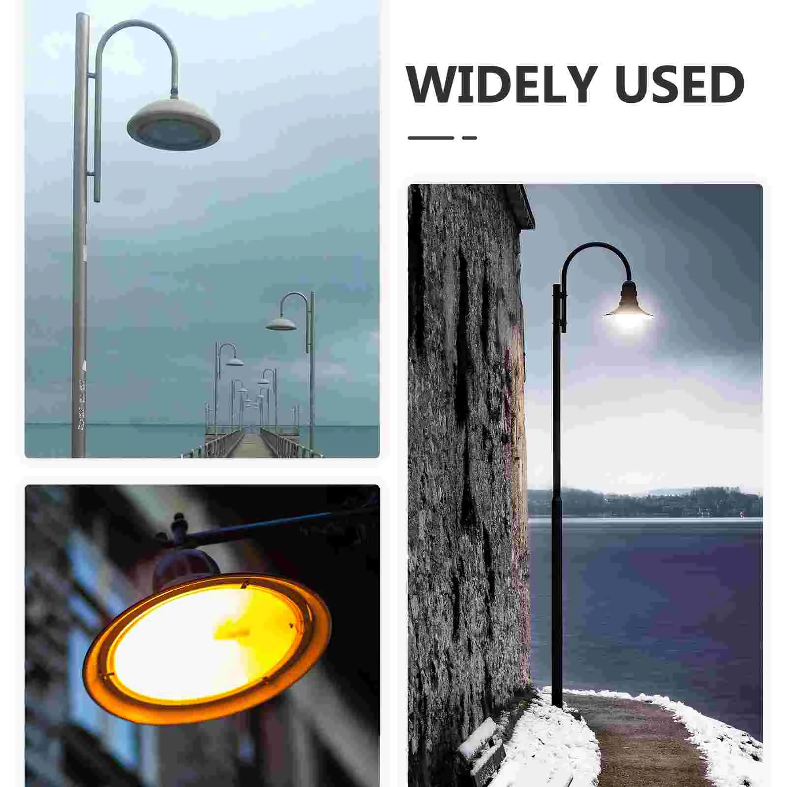 Lampy Retro Street Wentylator sufitowy Osłony na światła Odcień na zewnątrz Emalia Wodoodporna