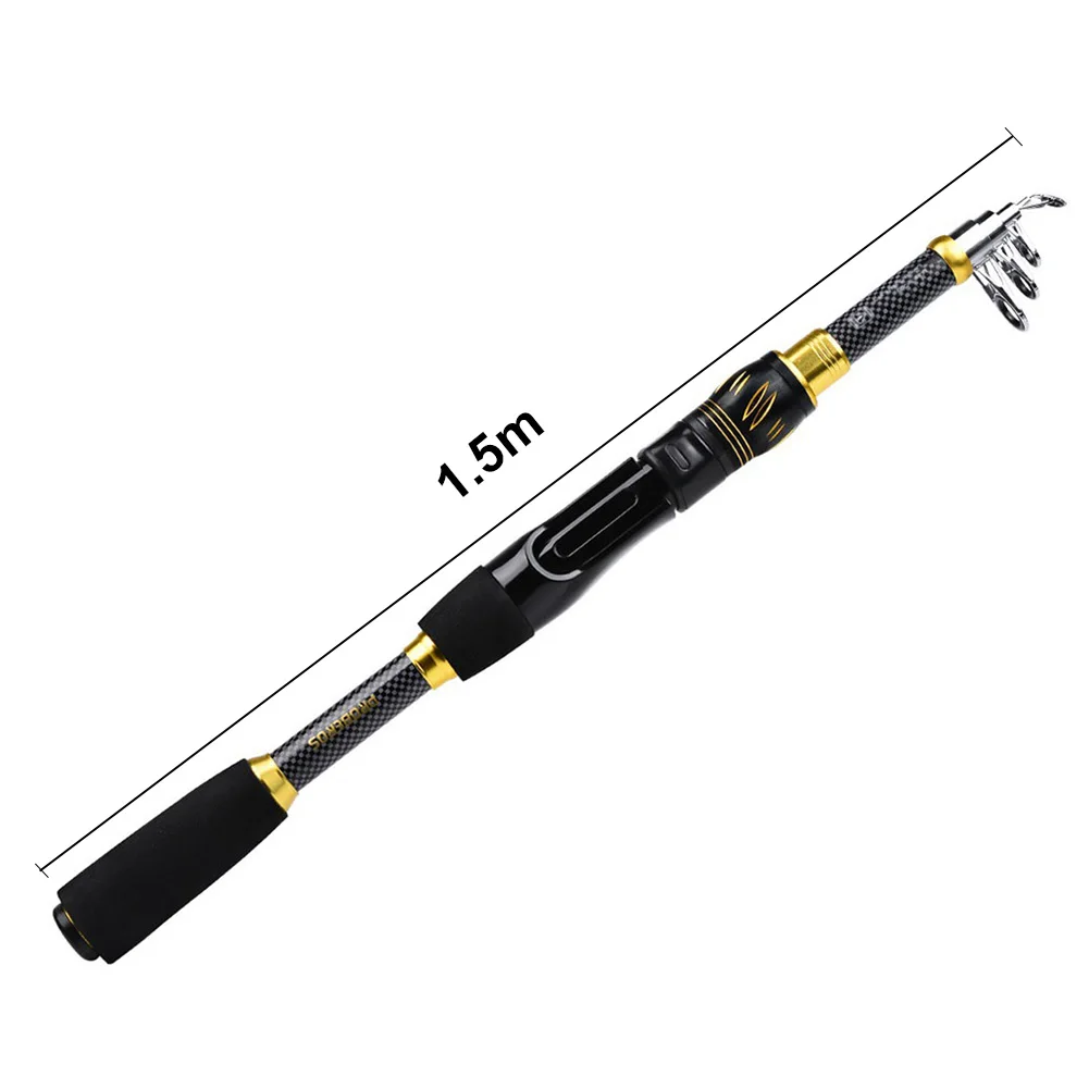 

Carbon Fiber Easy To Store Fiber Sea Fishing Rod Grip Length M Note Package Package Includes Small And Portable