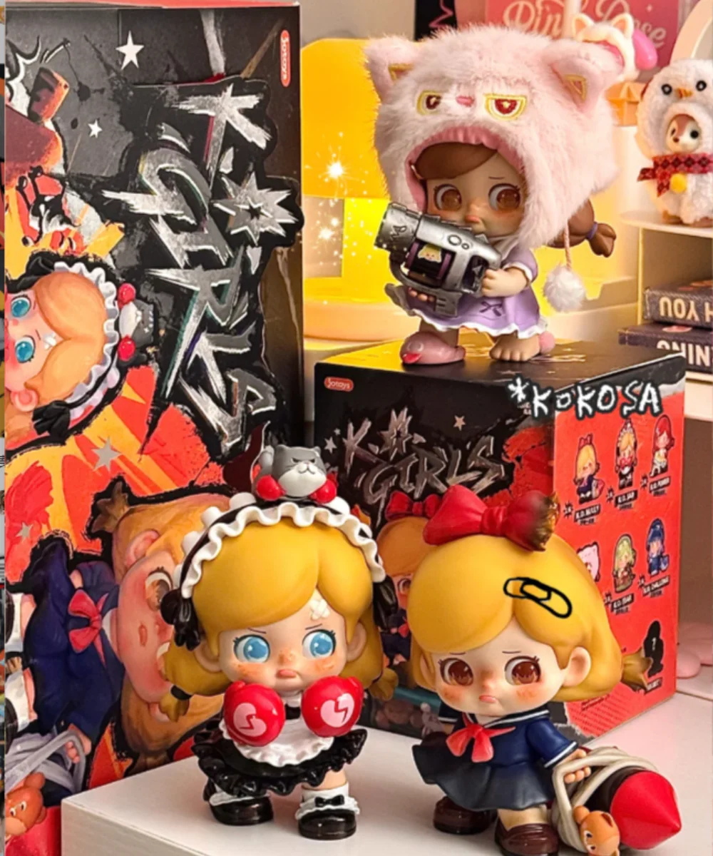 ココサkoオリジナル-ガールズシリーズブラインドボックストレンディドールガレージキットデスクトップオーナメントコレクションおもちゃ女の子の誕生日ギフト