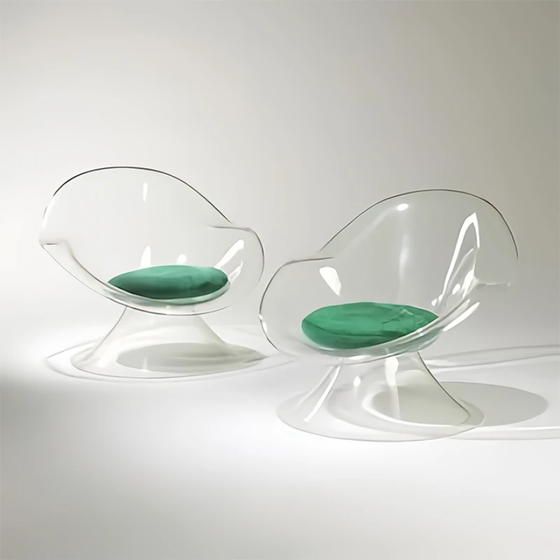 New design chair furniture removable and folding soft cushion clear acrylic restaurant dinning chairs