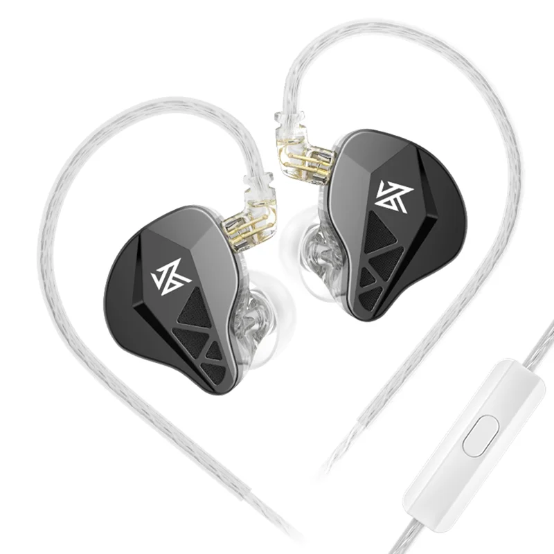 A57G-KZ EDXS Metal Wired Gaming Headphones In-Ear Music Sports Noise Canceling Headphones (With Microphone Version)