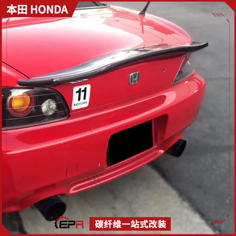 

Suitable for Honda S2000 carbon fiber modification K1 rear wing LAB rear box spoiler fixed wind wing, small pressure tail