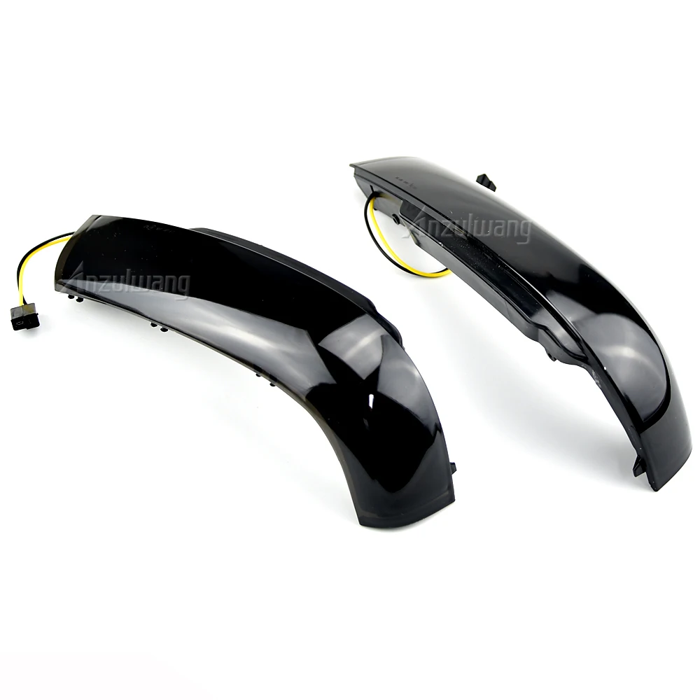 1 Pair For VW Volkswagen VW Touareg 7L 2002 2003 2004 2005 2006 Car Dynamic Turn Signal Lamp Side Mirror Sequential LED Light view 2