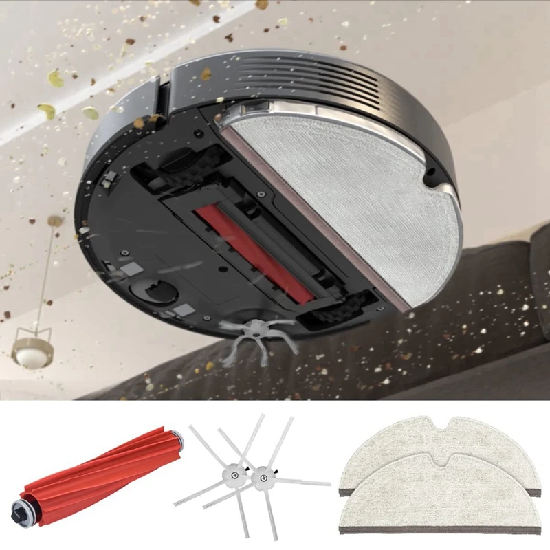 Запасные части, основная щетка, боковая щетка, HEPA-фильтр, высокое качество, совместимый для Roborock Q7 Q7max + T8, аксессуары для пылесоса