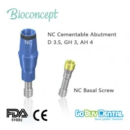 

NC Cemented Abutment, D 3.5, GH3, AH 4 (131080)