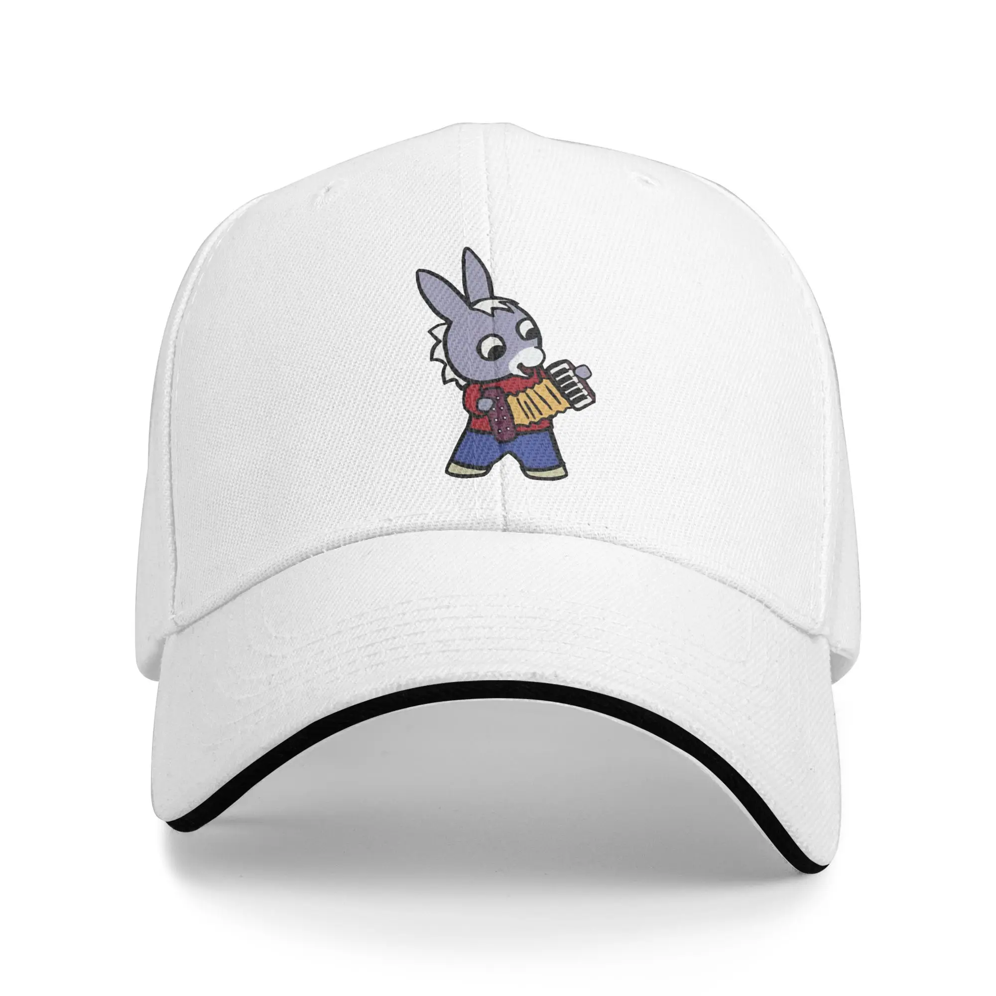 Trotroes Cute Donkey Cartoon Sandwich Baseball Caps Fashion Adjustable Learning Adventure Snapback Hat Unisex Running Adult Hats