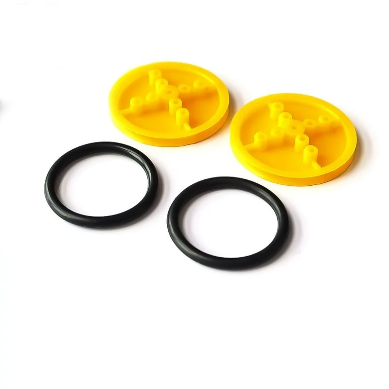 410 고무 휠 로봇 타이어 TT 모터 로봇 지능형 자동차 플랫폼 트롤리 전자 디자인 장난감