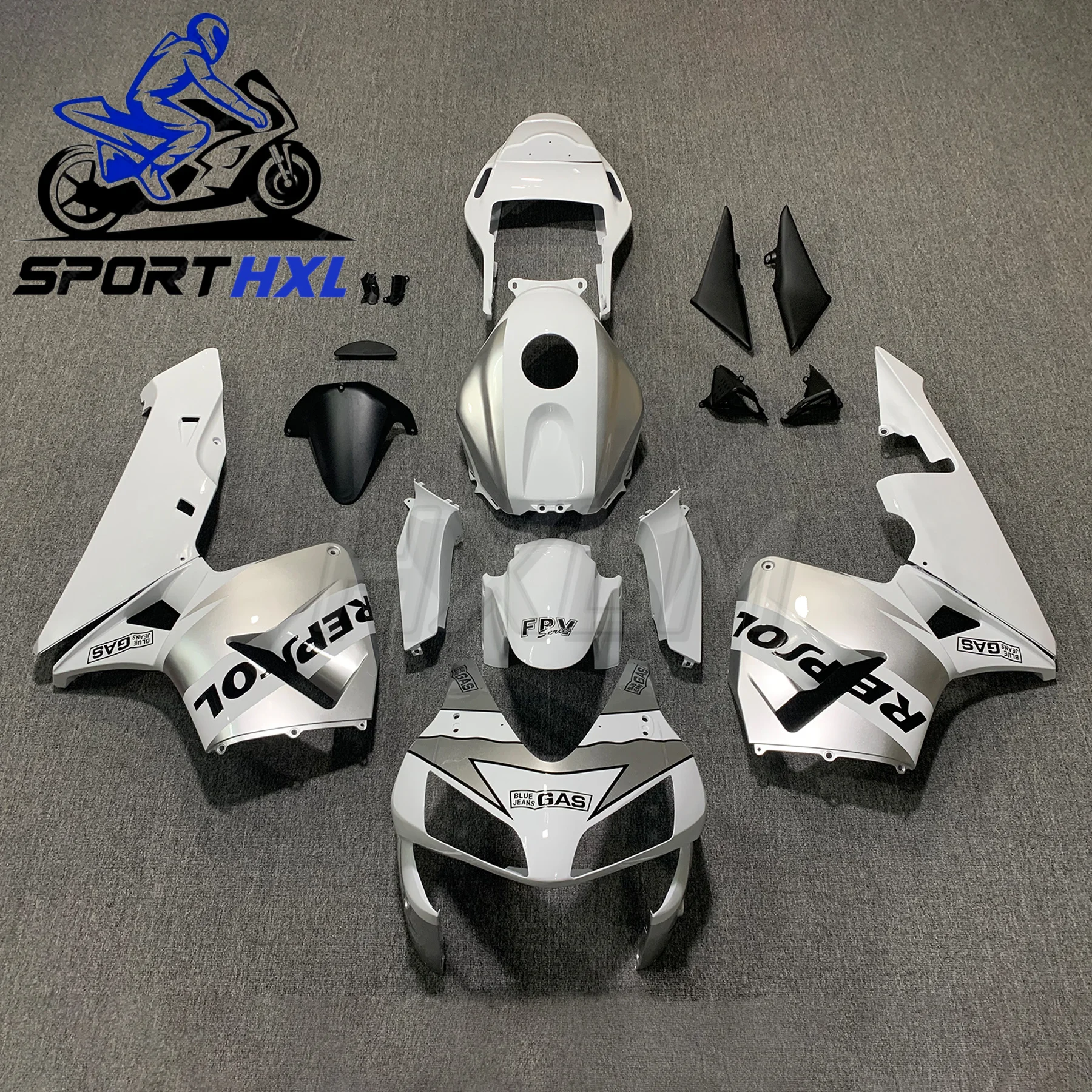 ชุดแฟริ่งรถจักรยานยนต์ สำหรับ HONDA CBR600RR F5 03-04 ชุดแฟริ่งตัวถัง ชุดแฟริ่งเต็มคัน ชุดแฟริ่งตัวถัง แฟริ่งแบบกำหนดเอง ทำจากพลาสติก ABS