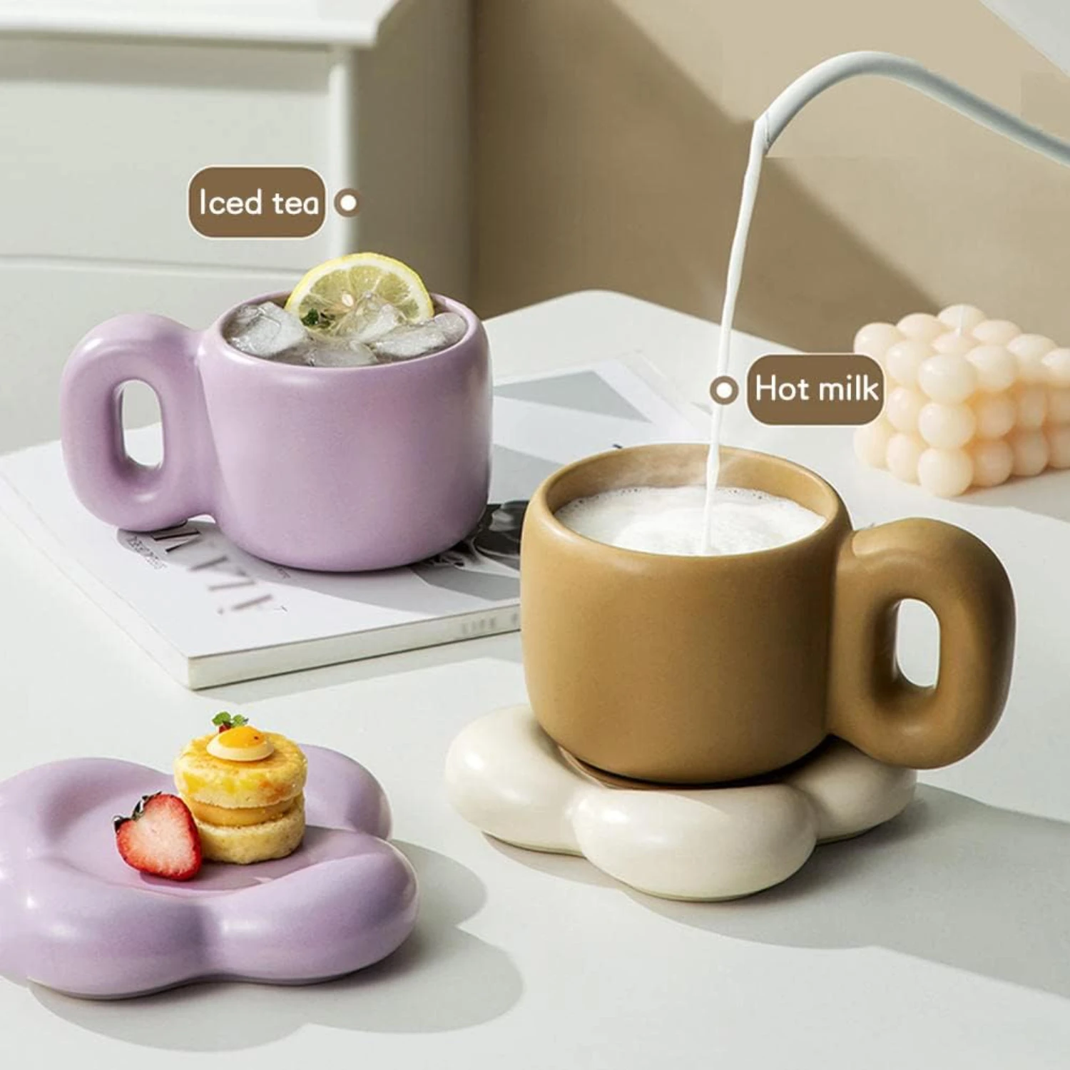 Enhance your morning routine with this stunning collection of exquisite coffee mugs - perfect for elevating your daily coffee ex