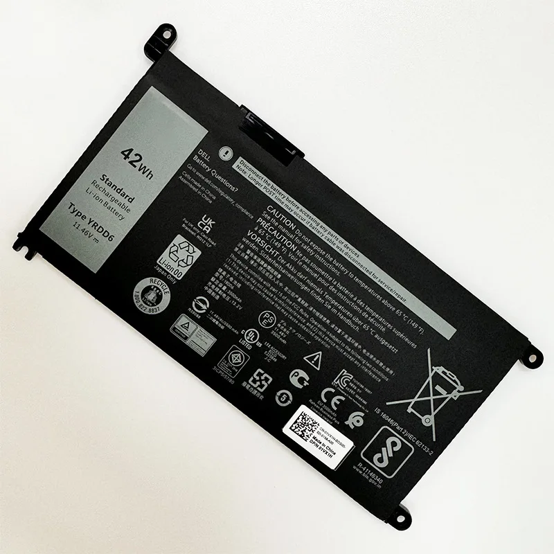YRDD6 Battery For Dell Vostro 3491 3501 3590 3490 3591 5490 5581 5481 3400 3401 3405 3500 Latitude 3300 3401 3379 Laptop