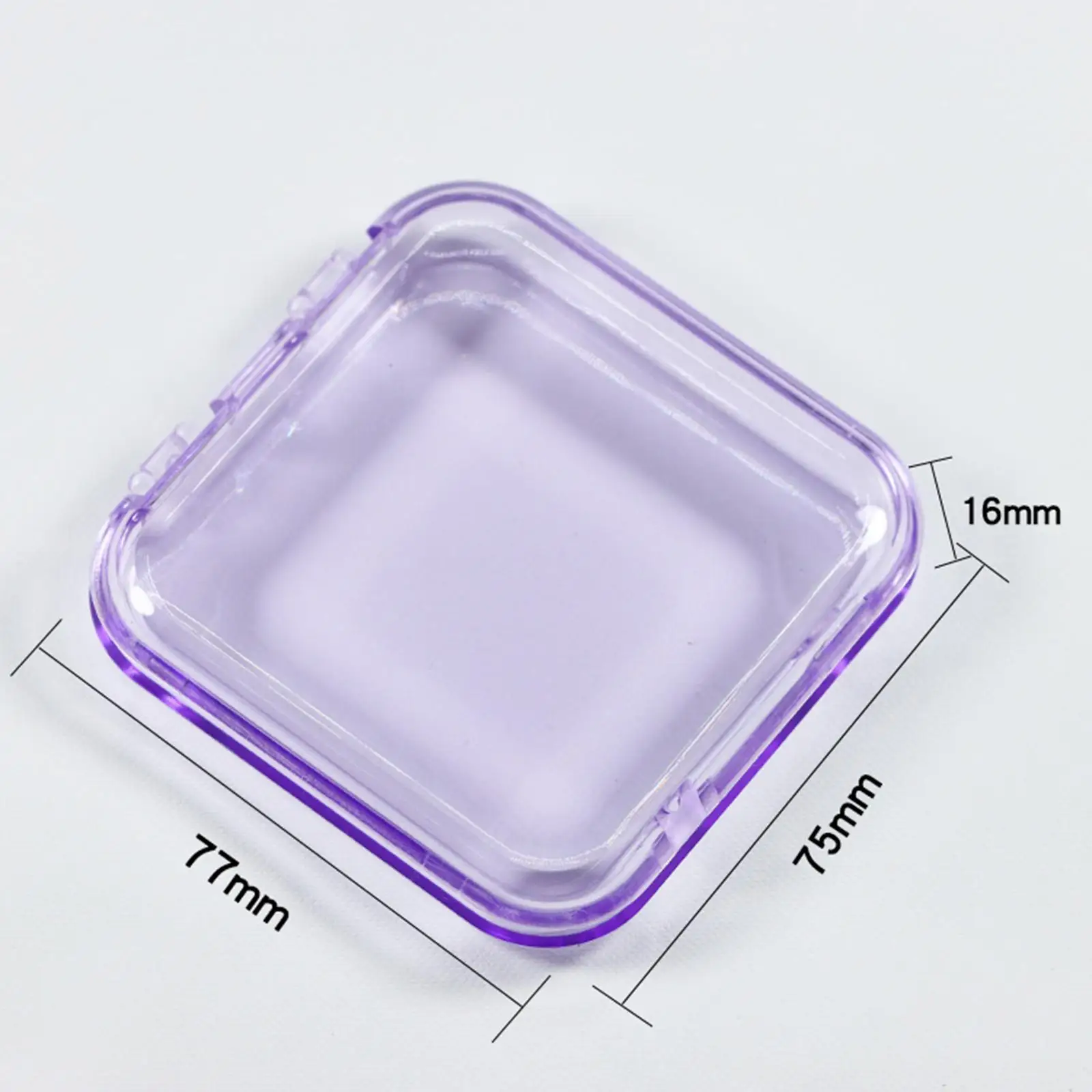 10Pcs Nail Storage Boxes Mini Nail Art Display Cabinet Artificial Nail Display Case Nail Tips Display Holder for Home Nail Salon