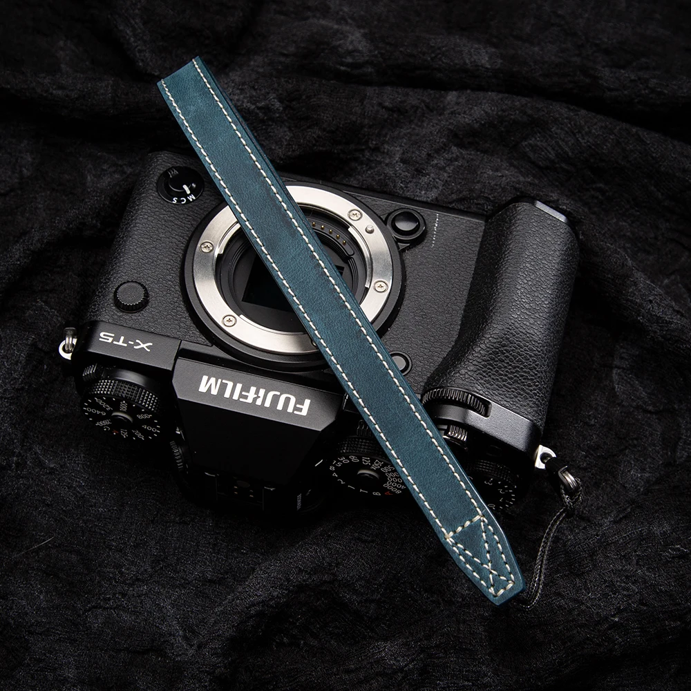 Genuine Leather Wristband Rope for Sony Fuji Nikon SLR Mirrorless Camera Camera Wrist Belt Camera Hand Strap Creative Wristband