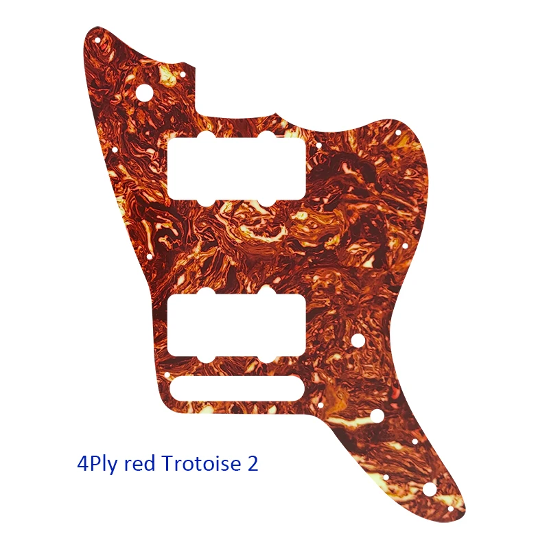 Pleroo Custom Guitar Parts - For US Fender American Special Jazzmaster Guitar Pickguard Multicolor Selection