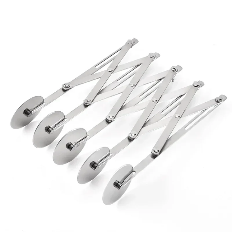 3/5/7 Wheel Cutter Dough Divider Dough Knife Flexible Roller Blade Pizza Pastry Peeler Stainless Steel Baking Pan Tool