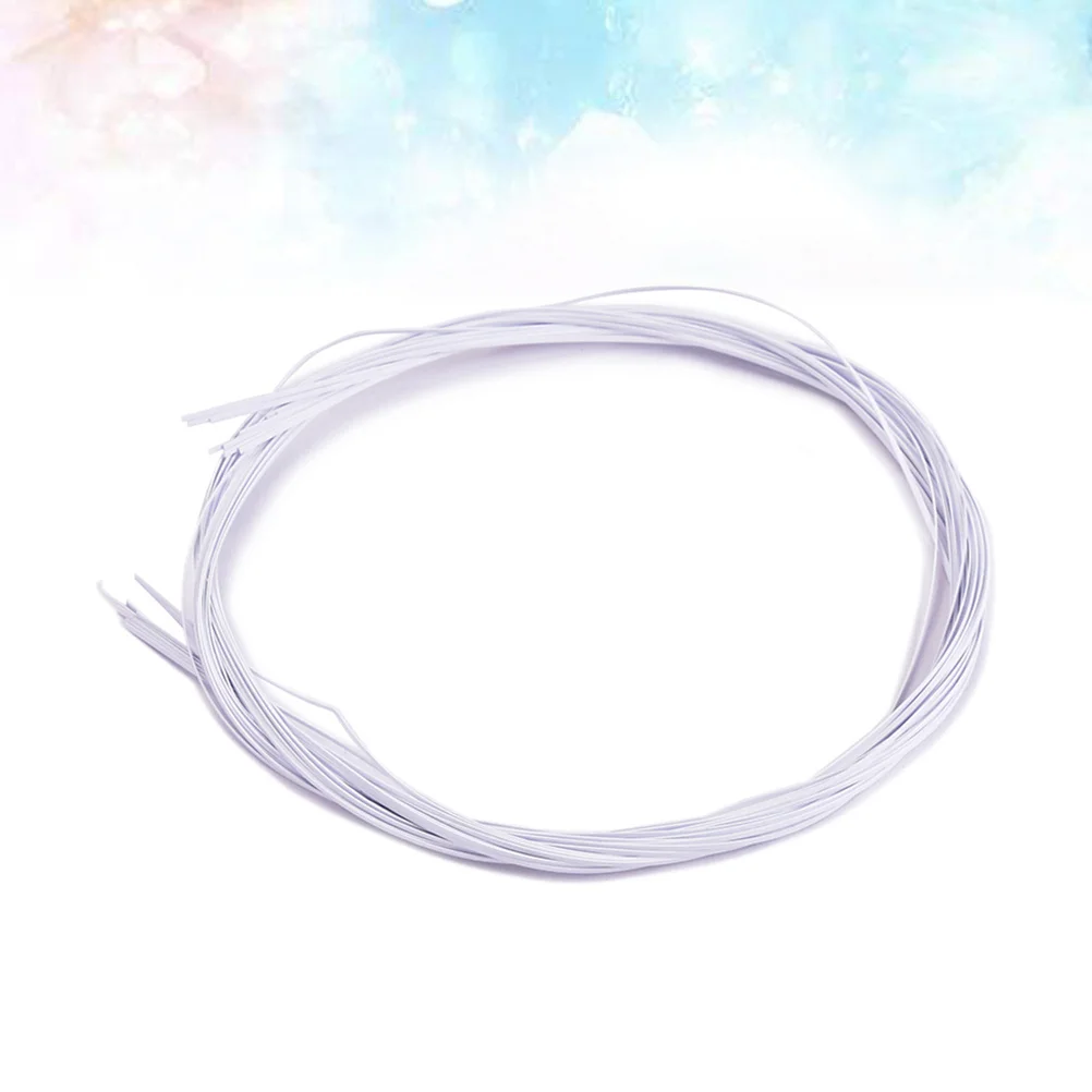 

10Pcs White ABS Guitar Binding 0.5mm Width Durable Replacement Parts for Acoustic Classical Guitar Accessories