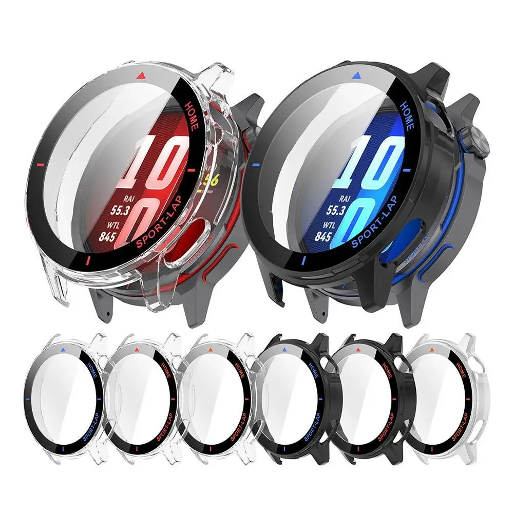 

2-in-1 Smart Watch Cover Bumper Shell Full Cover For Huawei GT Runner 2 Integrated Case And Screen Protector Accessories
