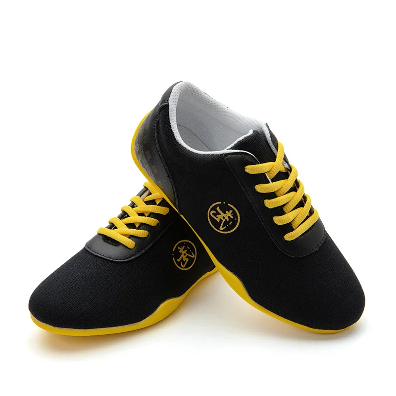 Fitness Tai Chi Shoes Soft Soled Kung Fu Performance Training Shoes Canvas Karate Martial Arts Shoes SPORTS Taekwondo Cloth Shoe