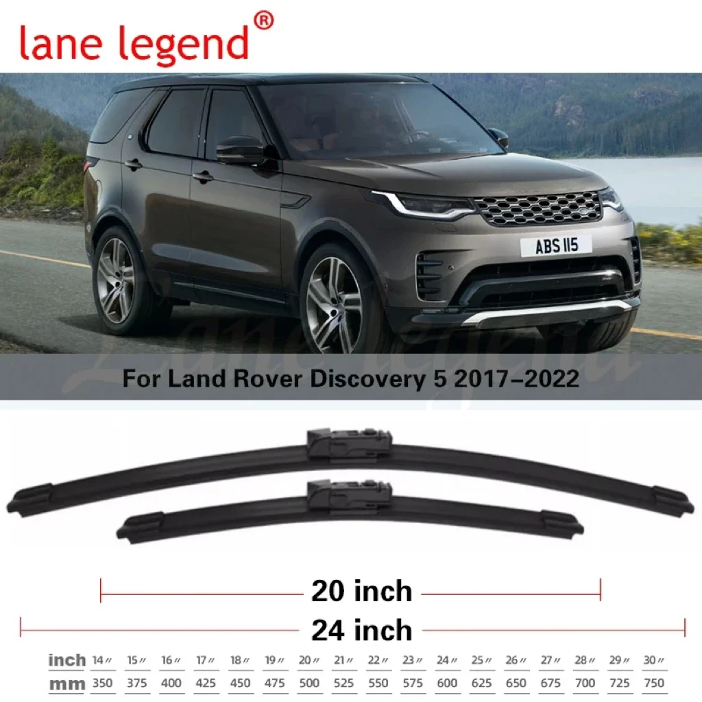 Dla Land Rover Discovery 5 L462 2017 2018 2019 2020 2021 2022 pióro wycieraczki przedniej szyby akcesoria do przedniej szyby 24 \