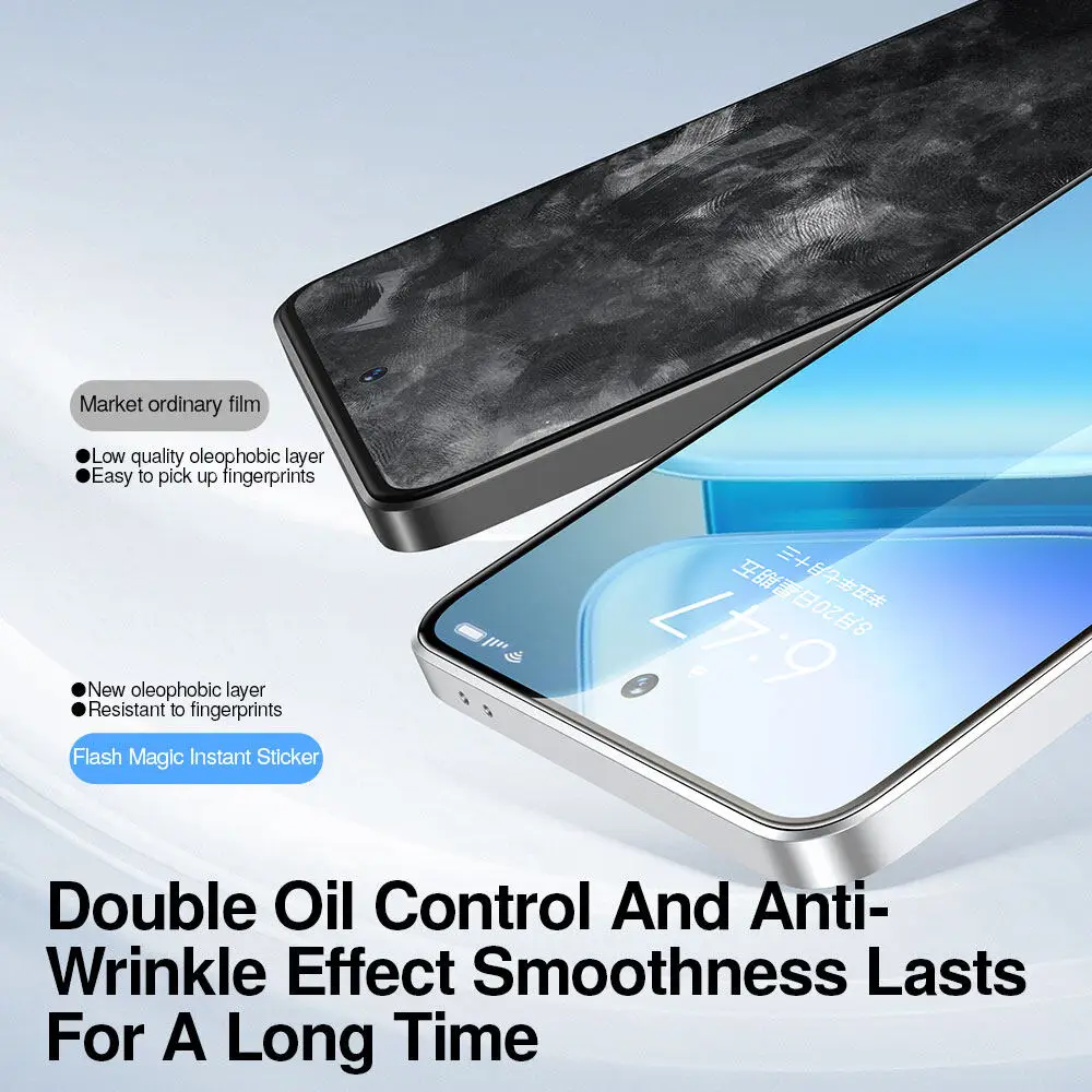SmartDevil 2/3 szt. Folia ze szkła hartowanego do iQOO Neo 11 Neo10 Pro Plus Neo 9 Pro Przezroczysta folia ochronna HD na ekran, odporna na odciski palców — zdjęcie produktu 3