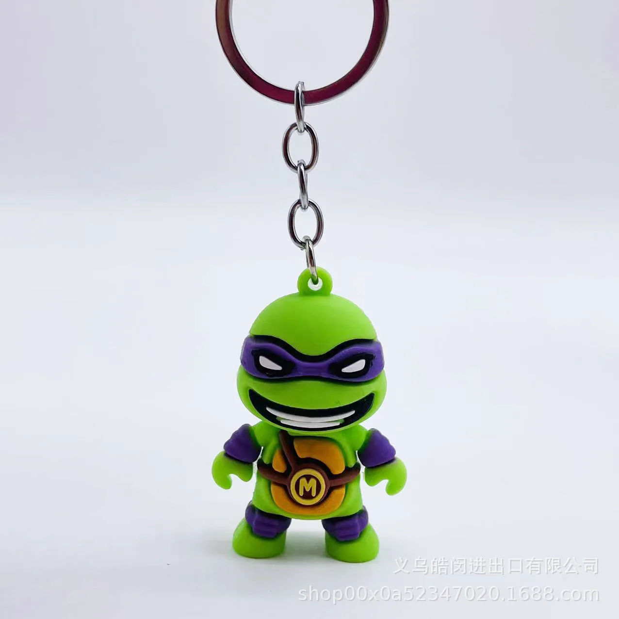 Teenage Mutant Ninja Turtles Keychains Cute Cartoon Keychain Anime Car Keyring Backpack Accessories Coin Purse Charm Kids Gifts