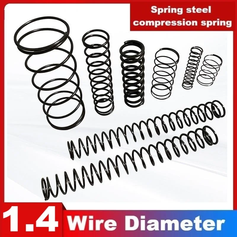 65MnSpring steel Y-shaped compression spring,Wire Dia1.4mm,Outer Dia7/8/9/10/11/12/14~23mm,Length10/15/20/25/30/35/40/45/50mm.