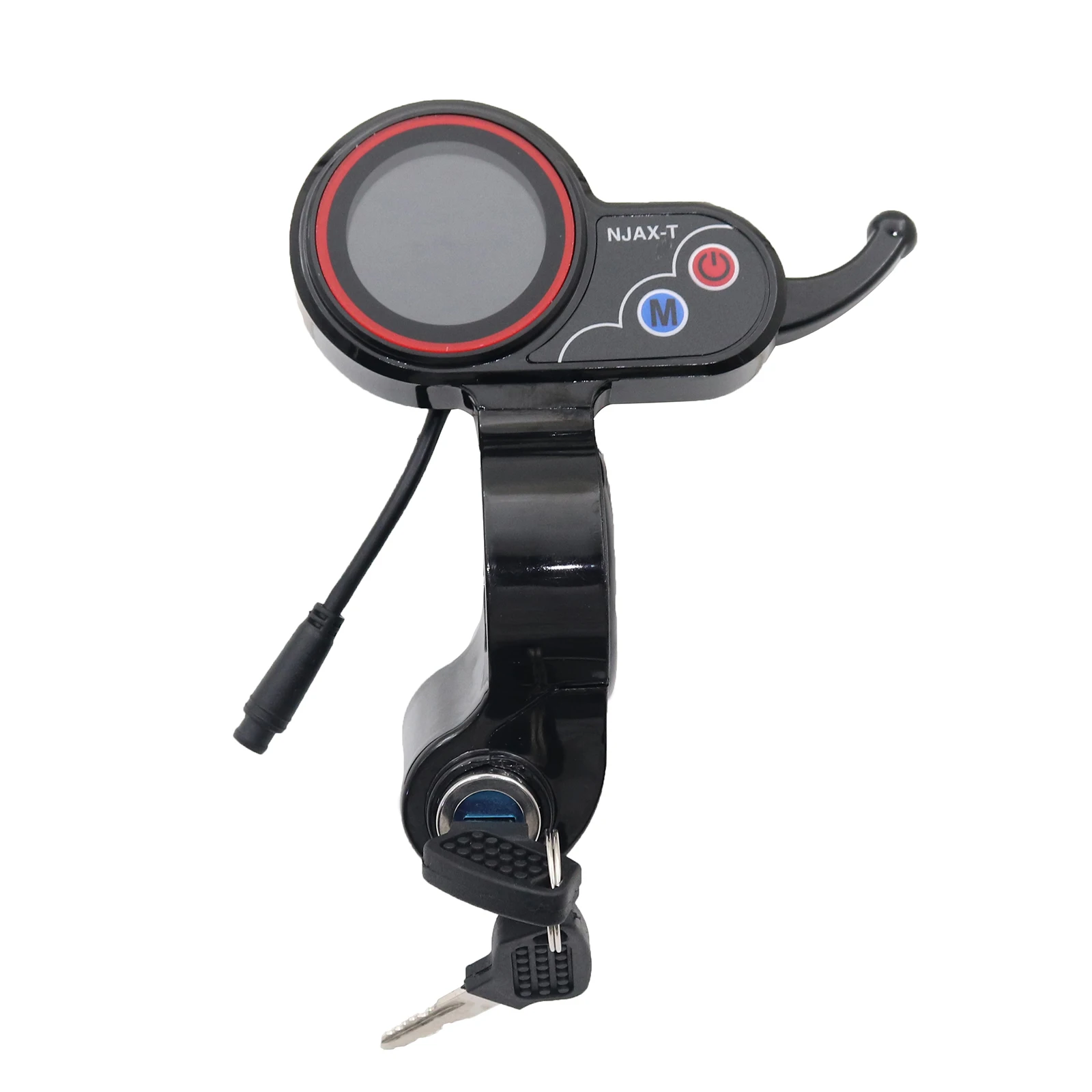 NJAX-T Throttle Accelerator Speed Electric Scooter Instrument Display 48V LCD with key For Zero 8 9 10 8X 10X 11X Kugoo M4 Parts