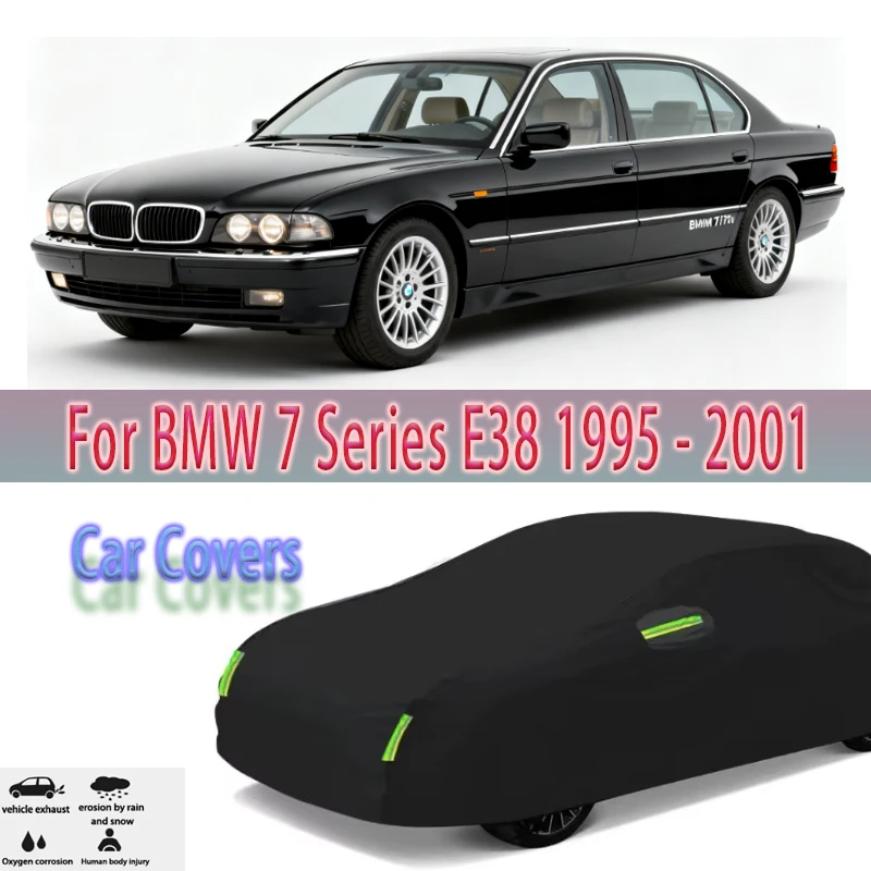 

For BMW 7 Series E38 1995-2001 Outdoor Protection Full Car Covers Snow Cover Sunshade Waterproof Dustproof Exterior