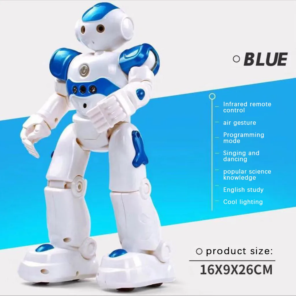 Intelligent RC Robot Toy for Children Dancing Remote Control Gesture Sensor Robot Toys for Kids 4 5 6 7 8 9 Year RC Toy for Boys