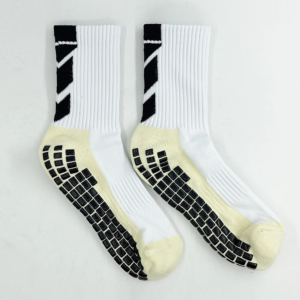 

1 пара носков, футбольные носки, мужские противоскользящие носки, спортивные противоскользящие тренировочные носки