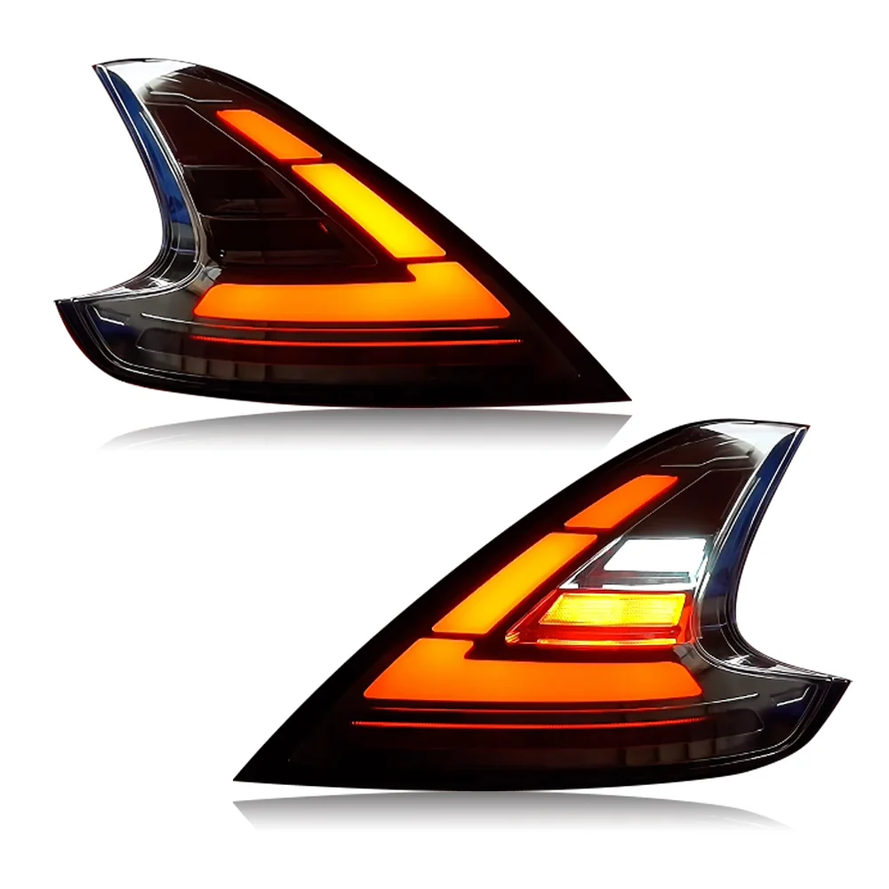 

LED Rear Lamp For Nissan 370Z Z34 2013+ Year Dynamic Animation Taillamps Plug And Play Back Lamps Car Tail Lights Assembly