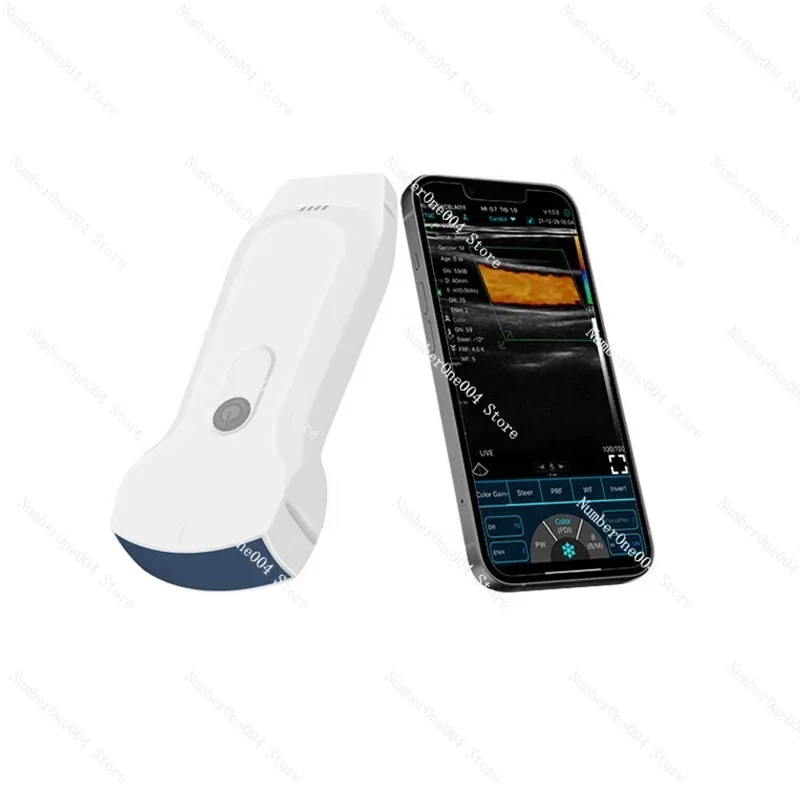 Wireless Wifi Ultrasound Scanner Probe 3 in 1 Color Portable Doppler Handheld Double Head Convex Usg Pocket