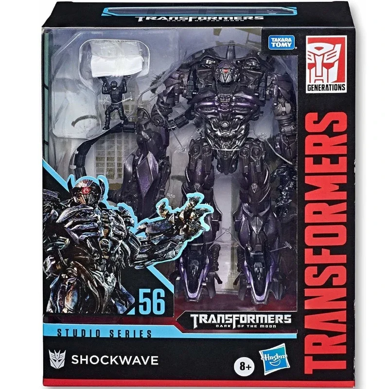 ในสต็อก Transformers SS Series SS-56 L-Class Shockwave ตัวเลขการกระทําหุ่นยนต์สะสมของเล่นเด็กรถของขวัญ