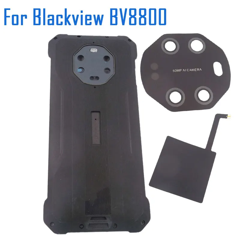 Blackview BV8800 Battery Cover New Original Back Cover Camera Lens Cover Back Shell+NFC Antenna Accessories For Blackview BV8800