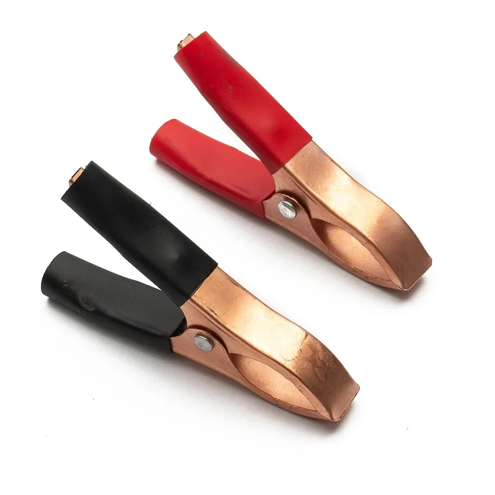 2/10pcs 30A 70mm Clips Insulated Crocodile Car Caravan Van Battery Test Lead-Clips Connector For Voltage Tester