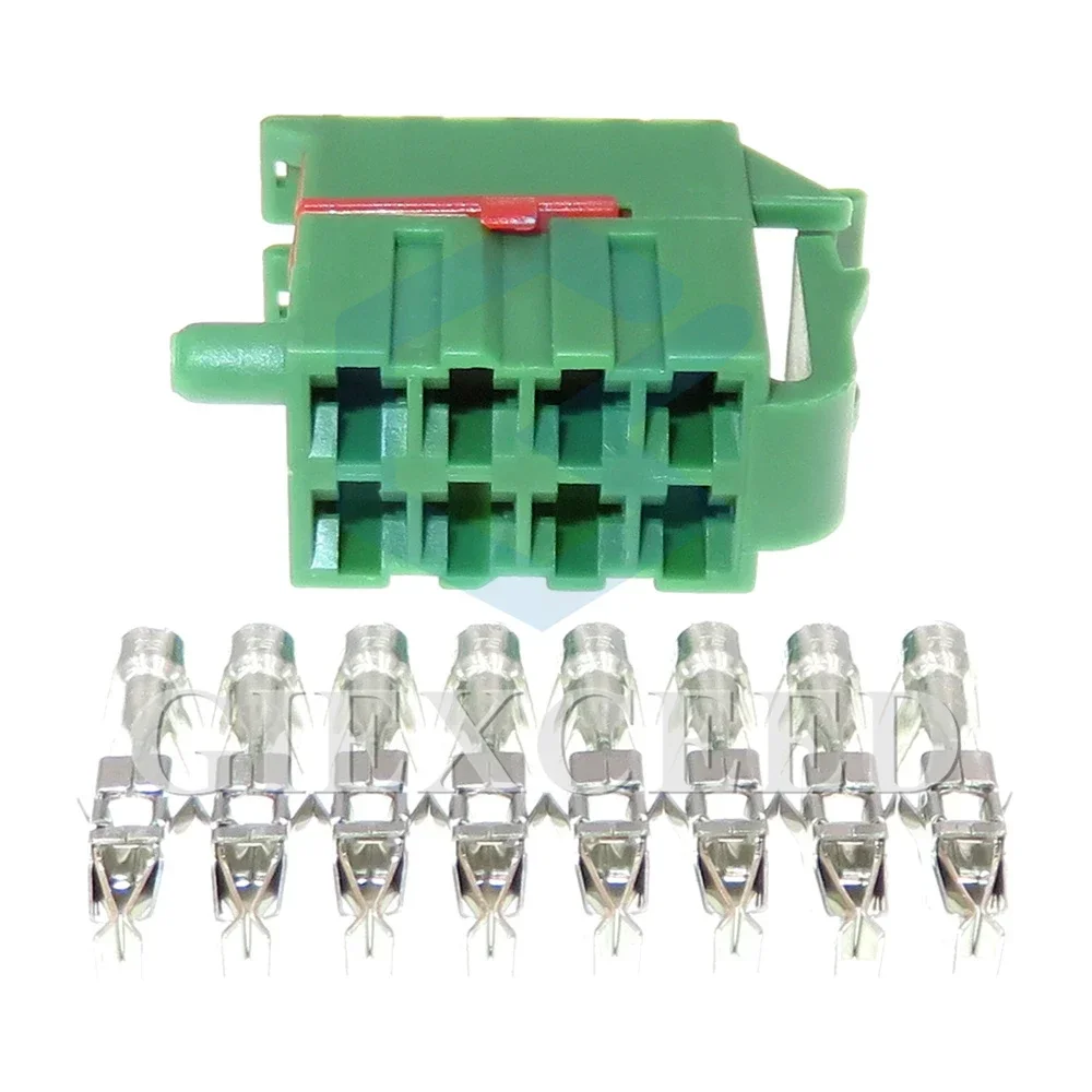 

2 комплекта 8-контактных неизолированных автомобильных электрических разъемов 928589, 357953971B, серия 3.5, для сборки автомобильных систем переменного тока