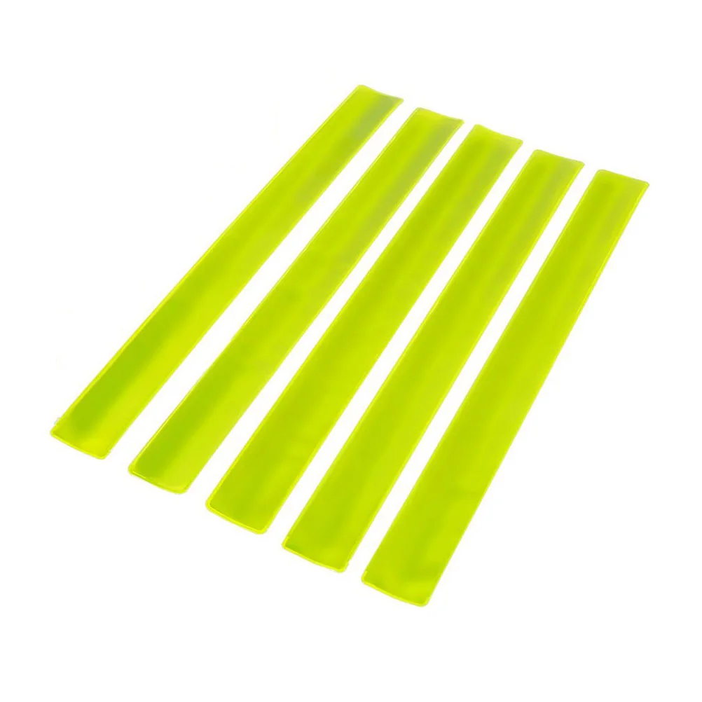 

11 Pcs High Visibility Reflectors Reflective Tape Safety Slap Bracelets Luminous Riding Night Run Glow Bands Rucksack