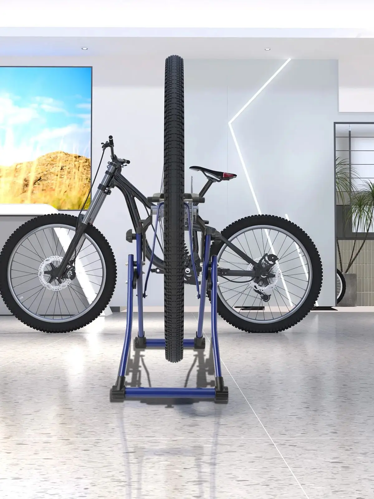 AliExpress NONE Professional Bike Wheel Truing Stand Foldable Bike Maintenance Stand Cycling Accessory Parts for 24 -28 inch Wheels