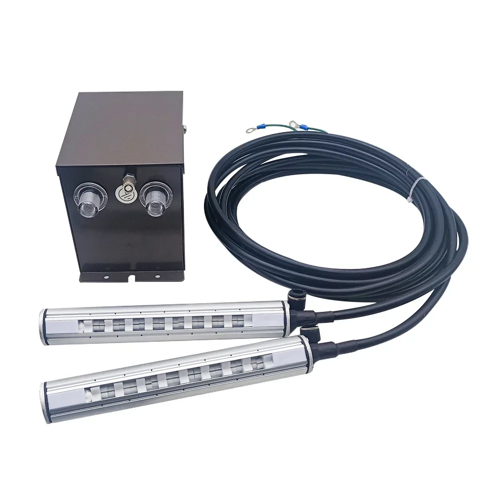 Static Eliminator SL-009 High Voltage Generator+2pcs 250mm/150mm/340mm Anti Static Bar ESD Ionizer Air Blowers