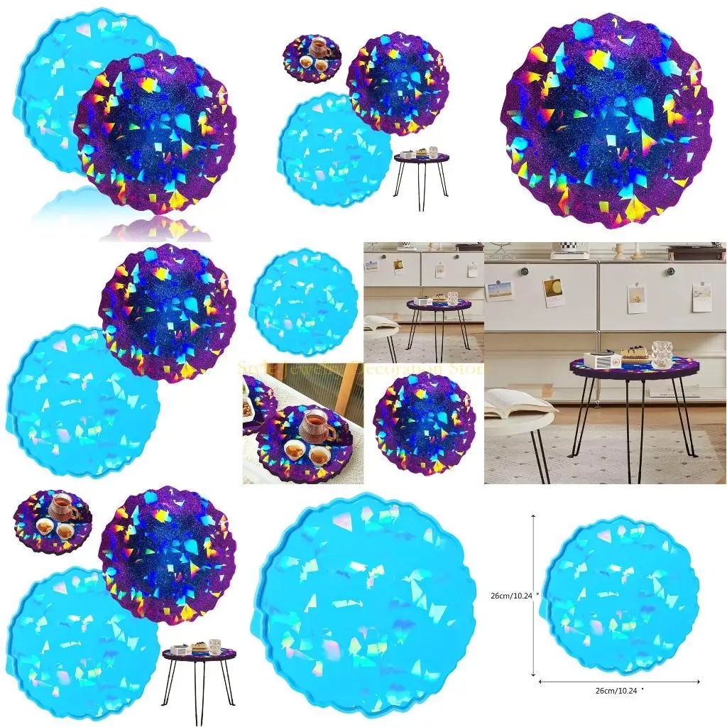 

D46E Irregular Tray Silicone Mold Jewelry Container Resin Mold