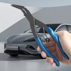 90 Degrees Bending Pliers Long Nose Bent Heavy-duty Cylinder Internal Ring Remover Snap-Ring Pliers Garage Tools Car Accessories