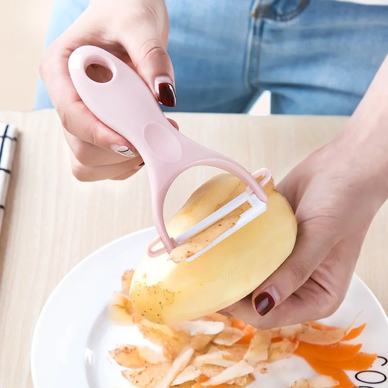 Kitchen Home Ceramic Peeler 4 Color Vegetable Fruit Peeler Kitchen Potato Carrot Cucumber Peeler Peeling Kitchen Gadgets