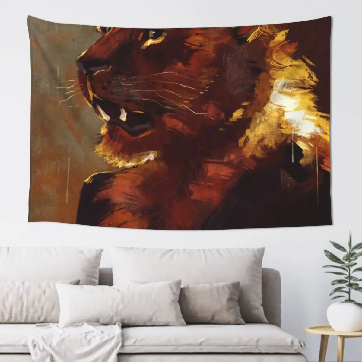 Dandy Lion Tapestry Decor For Room Mushroom Tapestry