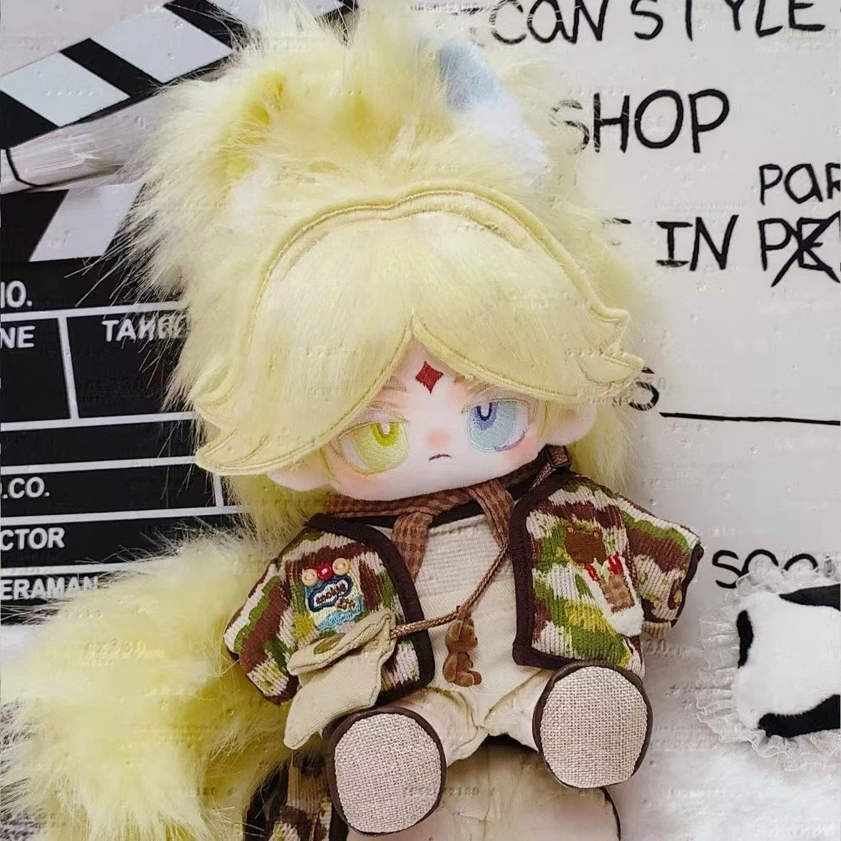 20CM 게임 바닐라 쿠키 킹덤 애니메이션 플러시 인형 봉제 인형 옷 입히기 코튼 피규어 인형 크리스마스 선물 어린이용