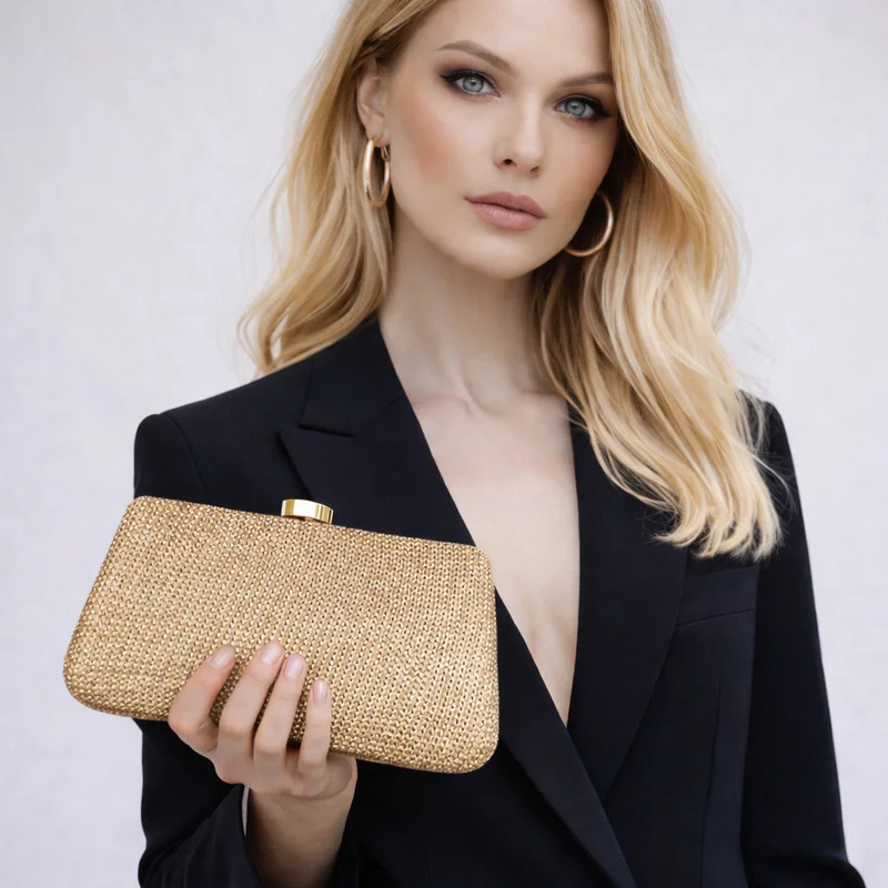 

Новая женская сумка-клатч через плечо из нейлона, вечерняя, модная, люксовая, с логотипом, дизайнерская, высококачественная, 2026 года, кошелек