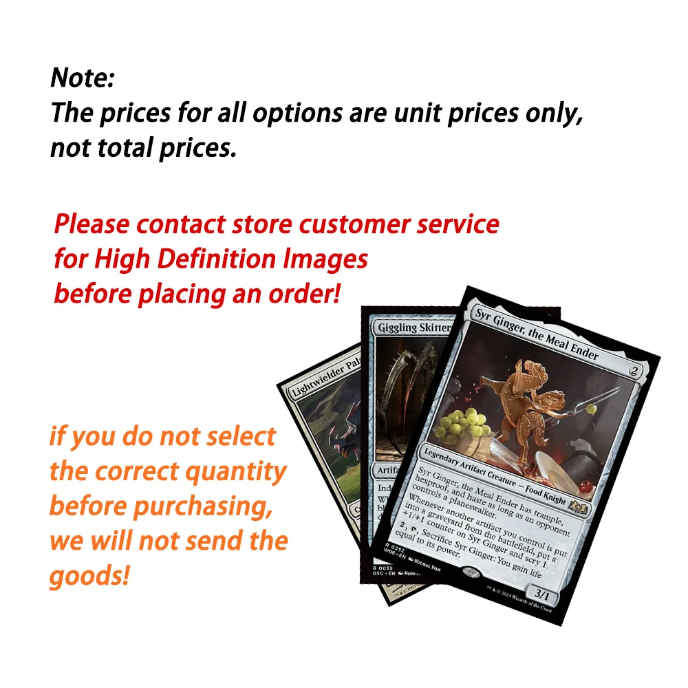 Single Choice Custom Playing Magic Proxy Cards, DIY CUSTOM Brettspiele Hochwertige Proxy-Karten