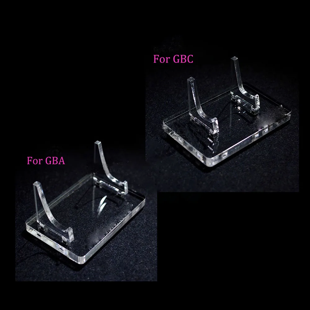 10 PCS High Transparent Acrylic Display bracket Stand For GBA For GBC game console Holder Stand Shelf Dock