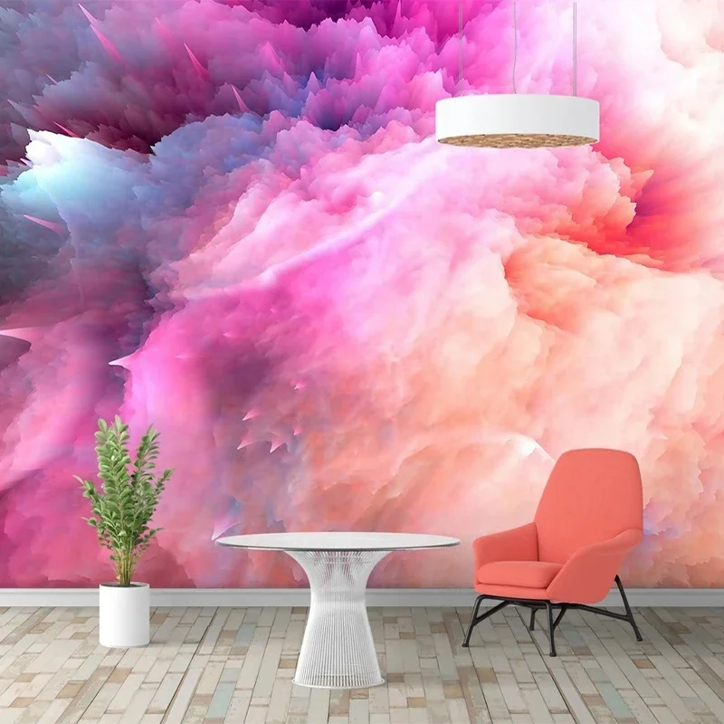 

Custom Photo Wallpaper Creative Abstract Colorful Clouds Mural Living Room Sofa Bedroom Background Wall Home Decor Papier Peint